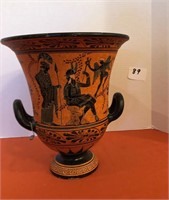 Hand Painted Greek Style Vase