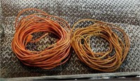 (2) Orange Extension Cords