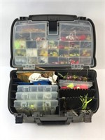 Tackle Box Full Of Lures & Fishing Gear Plano 1444