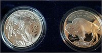 2001 American buffalo silver dollar proof