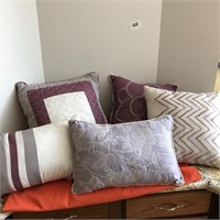 5 Various Throw Pillows