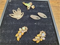 Vintage Bling - Art Deco Gold Toned Jewellery