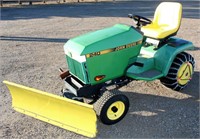 John Deere 240 Tractor w/Front Blade