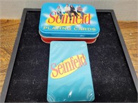 NEW Seinfeild Playing Cards in Tin