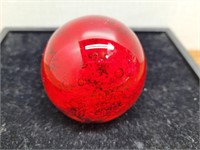 Vintage Dynasty Galley 1951 Red Swirl BubblesPaper