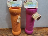 NEW Zogoo Crinkits 16.9oz Water Bottle Dog Toy