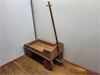 Vintage Pal Transport Co. Small Wooden Wagon