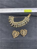 Old Vintage Bracelet & Earrings