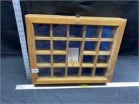 20.5"x16.5" Oak Shadow Box w/ glass front