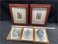 3 - Shirley Temple Pictures & 2 - Ann Ballentine