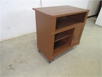 Tan Wood, Small Entertainment Center Cabinet