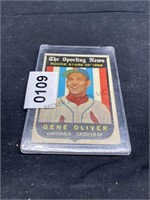 1959 Gene Oliver Rookie Star Baseball Card