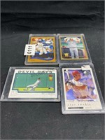 4 Rookie Baseball Cards - Alfonso Soriano