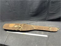 2 Piece Rifle Case - made of leather