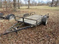 5 X 10 TILT BED 2 WHEEL TRAILER