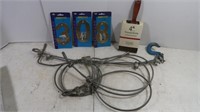 2 - 1/4 Cables, 4" New Paint Brush & More