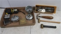 Misc Lot - Oil Filter Remover, Measuring Tapes &