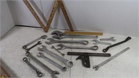 Comb Wrench Lot - Plus Klein 15" Crescent Wrench