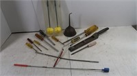 Misc Screw Driver, Oil Can & Magnets Lot