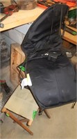 Homedics Massage Seat, Fold Up Wood Table/stand