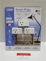 Feit Electric Wi-Fi Smart Plug, 3-pack