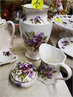 MISC. PIECES OF VIOLETS - BONE CHINA