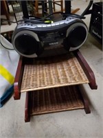 CD PLAYER AND PAPER TRAY