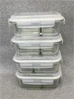 Refrigerator Glass Lunch Containers
