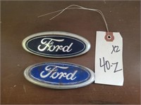 2 Pc. Ford Emblem 4" Used