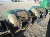 Pr. fiberglass sprayer tanks w/saddle tank mounts