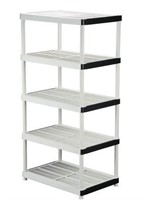 Plastic Storage 5 - Shelving Unit 36" x 72" x 24"