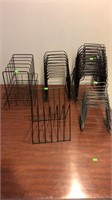 Large Lot of Metal Organizers for office desk
