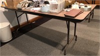 6’ Folding Table.  Table ONLY NO CONTENTS