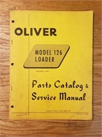 Oliver 126 loader parts catalog and service manual