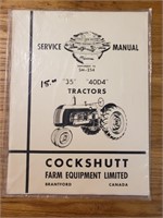 Cockshutt 35 and 40 d4 service manual