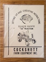 Cockshutt 35 Blackhawk tractor operating