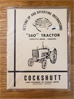 Cockshutt 560 operating instructions