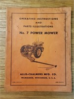 Alzheimer's # 7 power mower operator manual