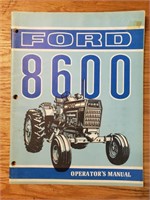 Ford 8600 operators manual