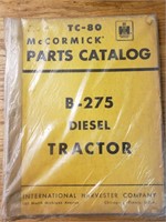 IH b-275 parts catalog
