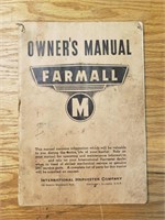 Farmall m owners manual