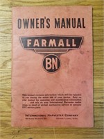 Farmall BN owners manual
