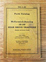 McCormick deering 1020 parts catalog