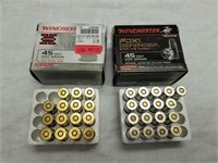 .45 Colt Ammo 2 Partial Boxes 1 Lot