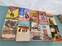 10 vintage western paperbacks