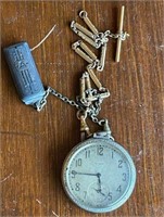 Elgin 175 Pocket Watch with Chain