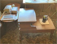 Coffee Table, Step Lamp Table, and Miscellaneous