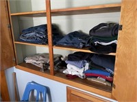 Contents of Bedroom Closet and Cabinet