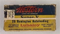 Western Super X 25 Remington Autoloading