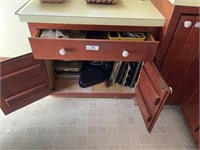 Contents of Kitchen Drawer and Cabinet